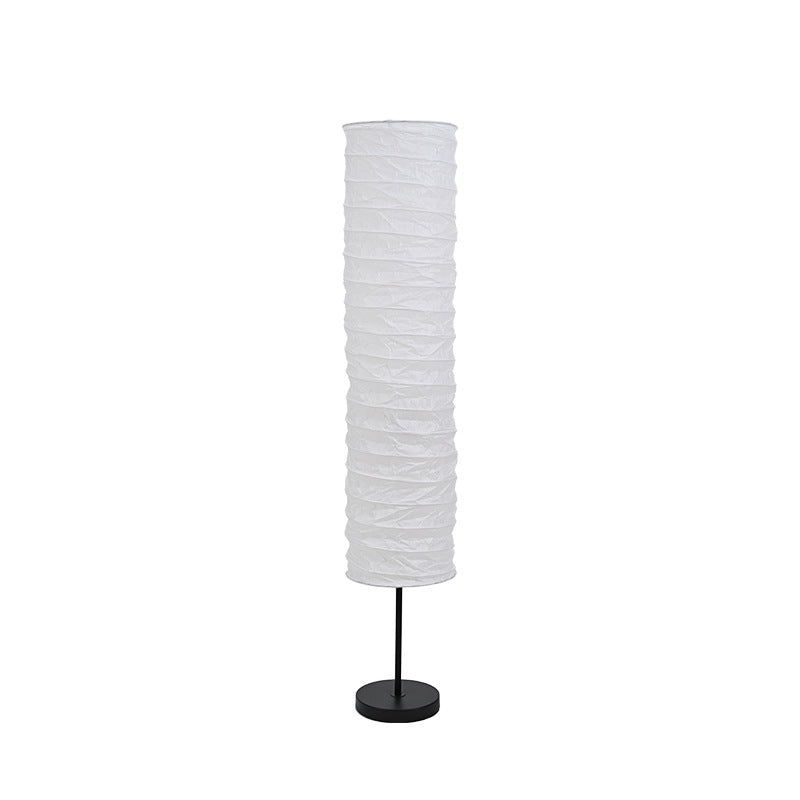 Pleated Paper Column Home Floor Lamp