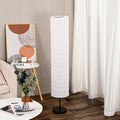 Pleated Paper Column Home Floor Lamp
