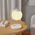 Moon Imitation Wood Table Lamp