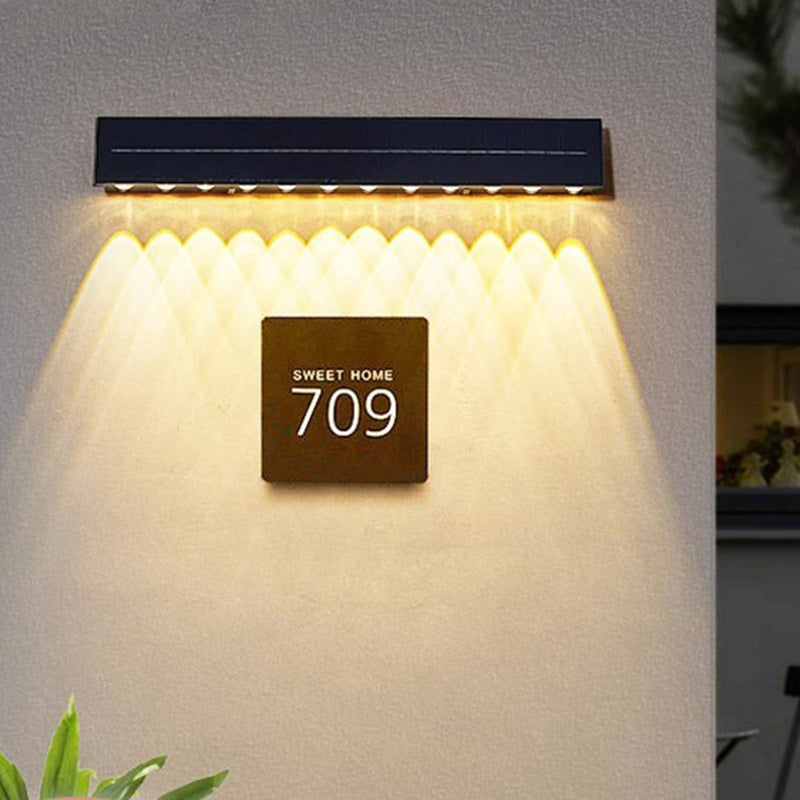 Rectangle Stainless Steel Garden Outdoor Light