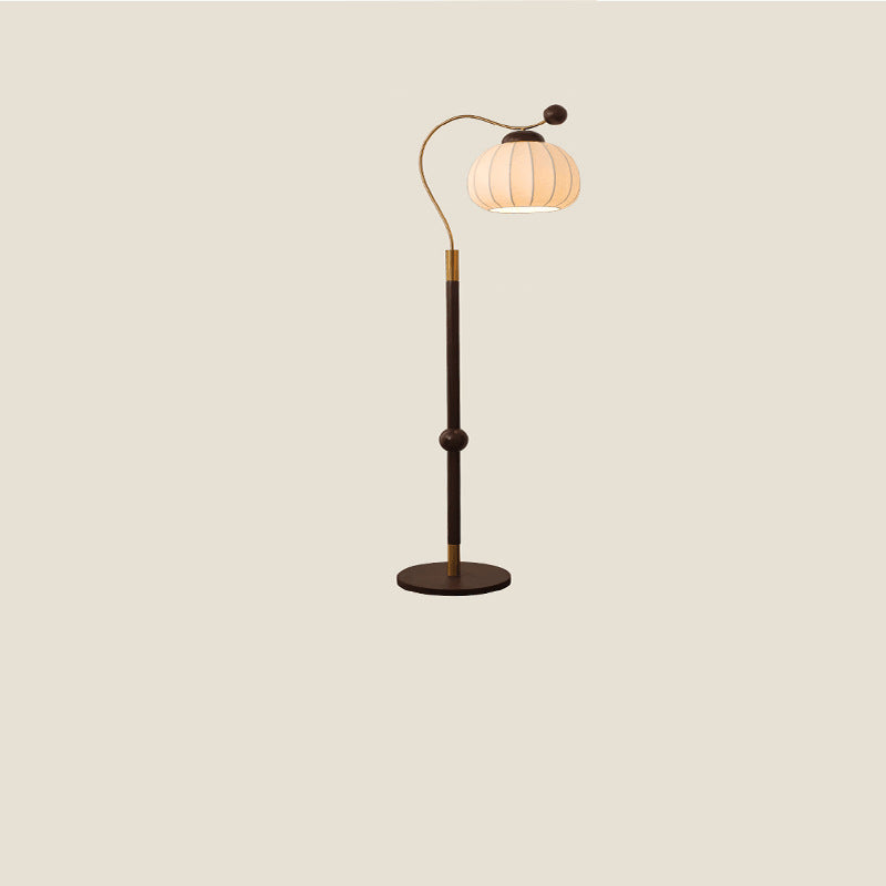 Silk Round Floor Lamp