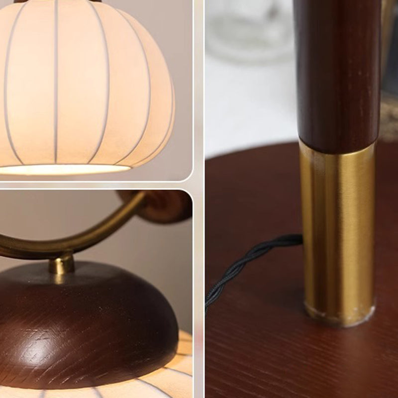 Silk Round Floor Lamp