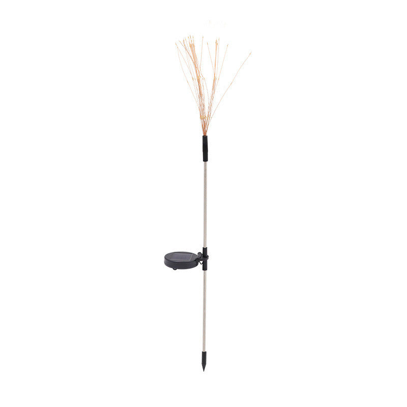 Contemporary Industrial Solar Firework Outdoor Light