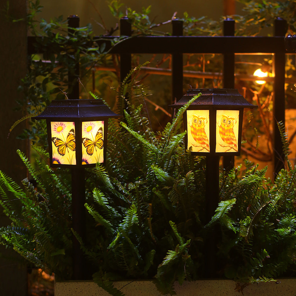 Square Owl Outdoor Light