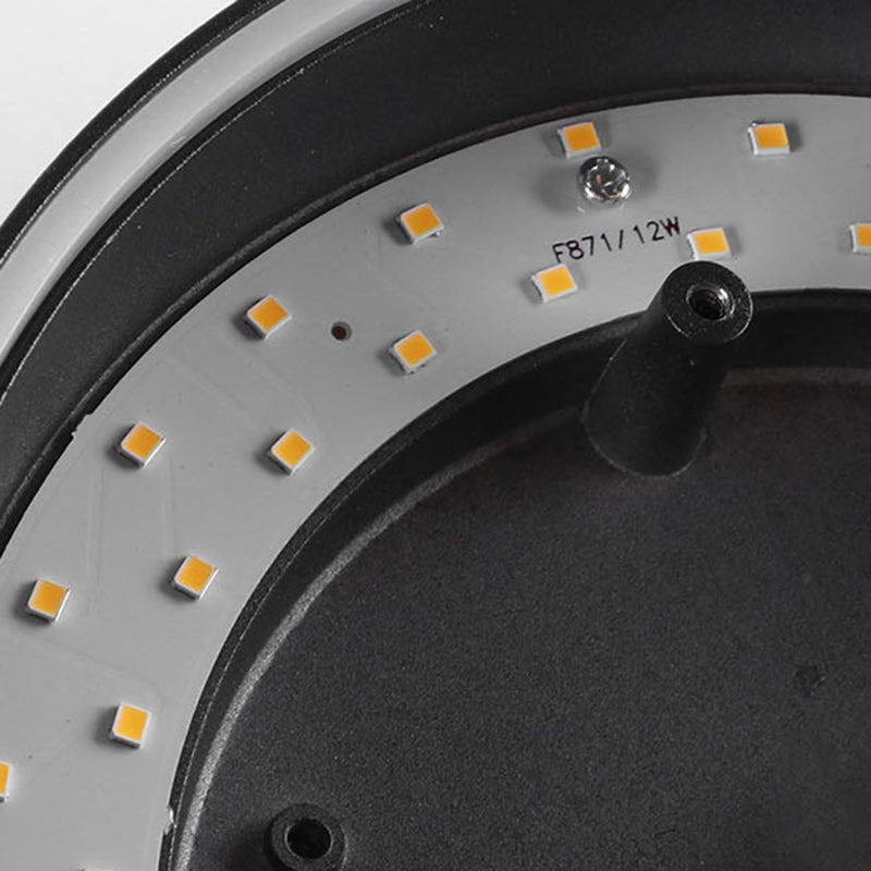 Oval Aluminum Acrylic Patio Outdoor Light