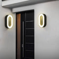 Oval Aluminum Acrylic Patio Outdoor Light
