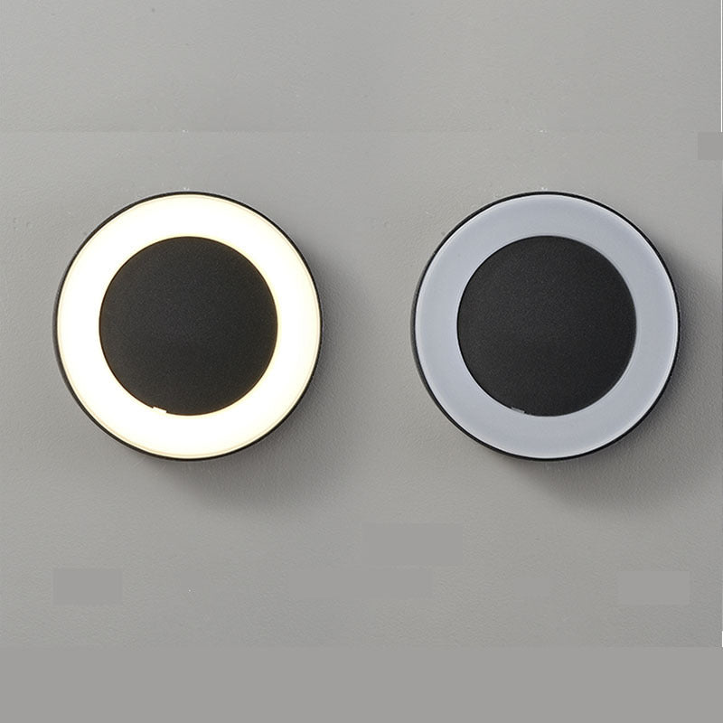 Oval Aluminum Acrylic Patio Outdoor Light