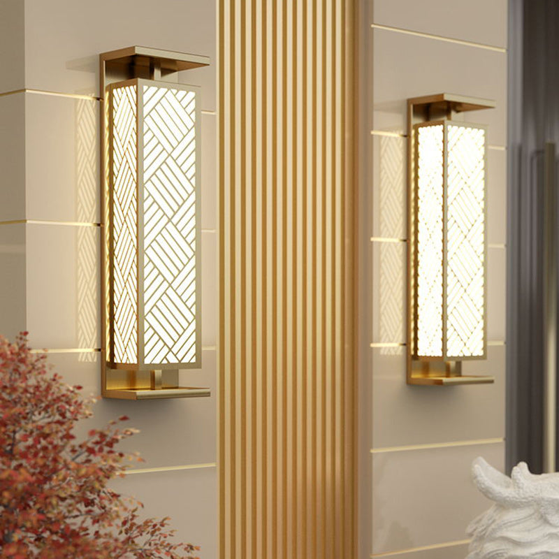 Stainless Steel Imitation Marble Outdoor Light