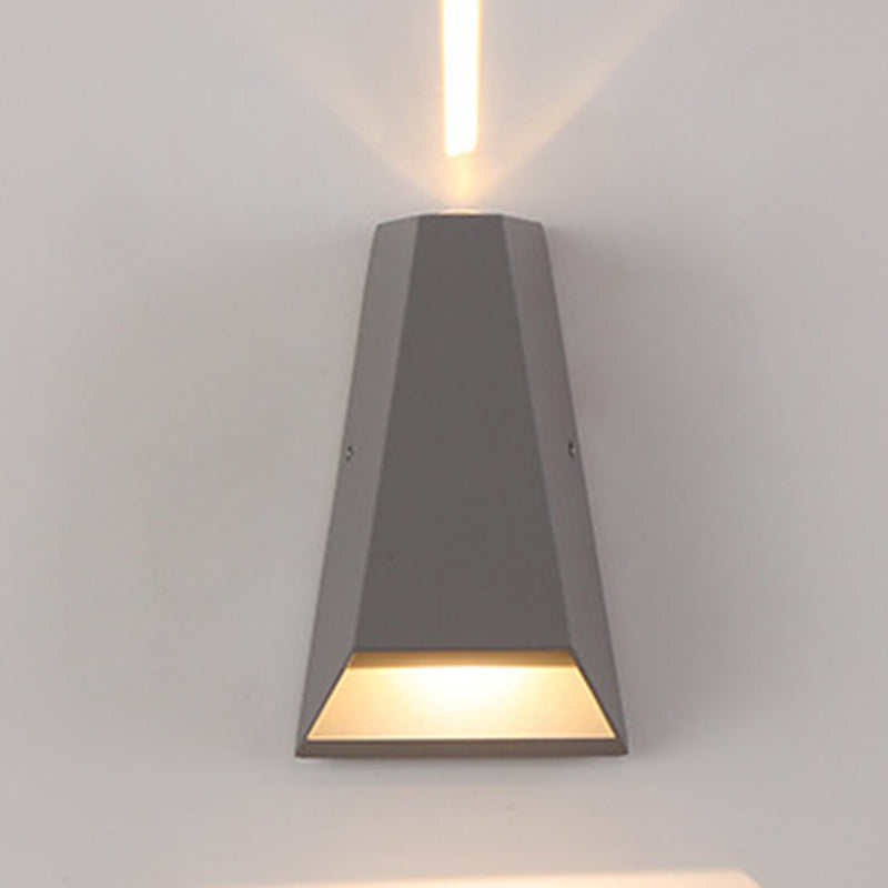 Aluminum Trapezoid Up Down Outdoor Light