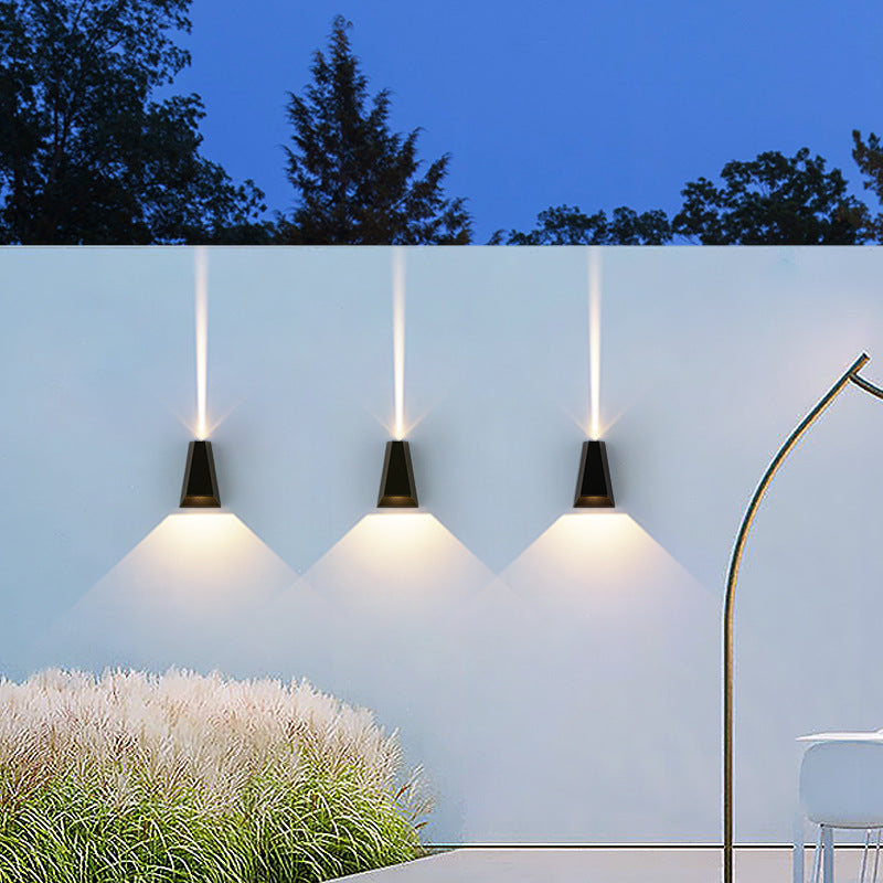 Aluminum Trapezoid Up Down Outdoor Light