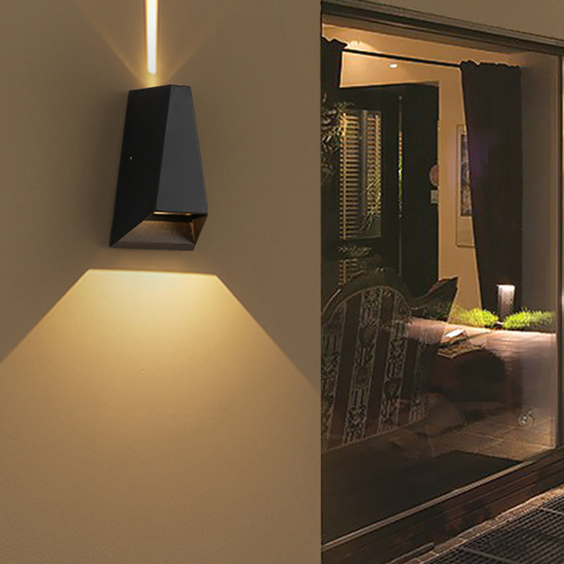 Aluminum Trapezoid Up Down Outdoor Light