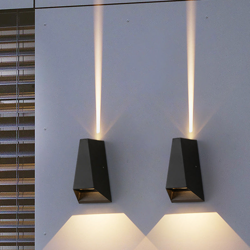 Aluminum Trapezoid Up Down Outdoor Light