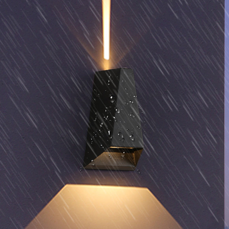 Aluminum Trapezoid Up Down Outdoor Light