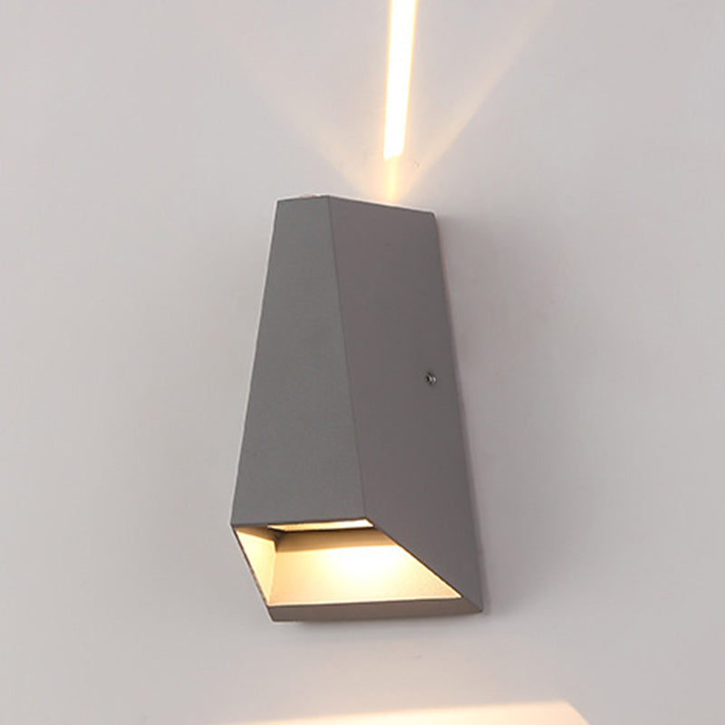Aluminum Trapezoid Up Down Outdoor Light