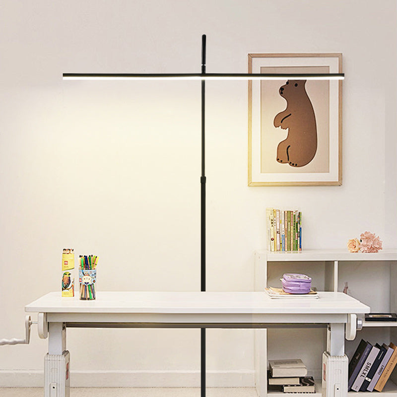 Modern Minimalist Linear Iron Floor Lamp