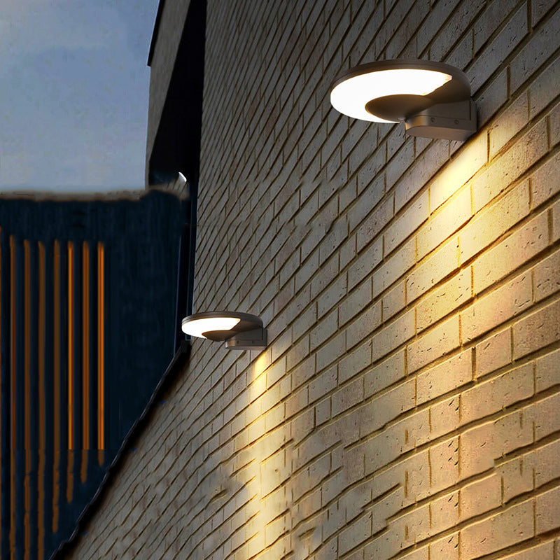 Aluminum Disc Patio Outdoor Light