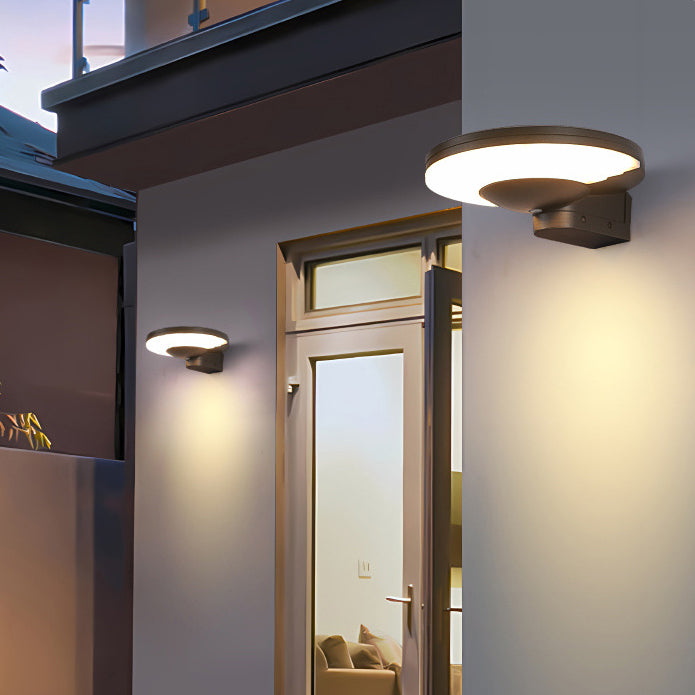 Aluminum Disc Patio Outdoor Light