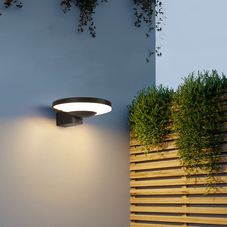 Aluminum Disc Patio Outdoor Light