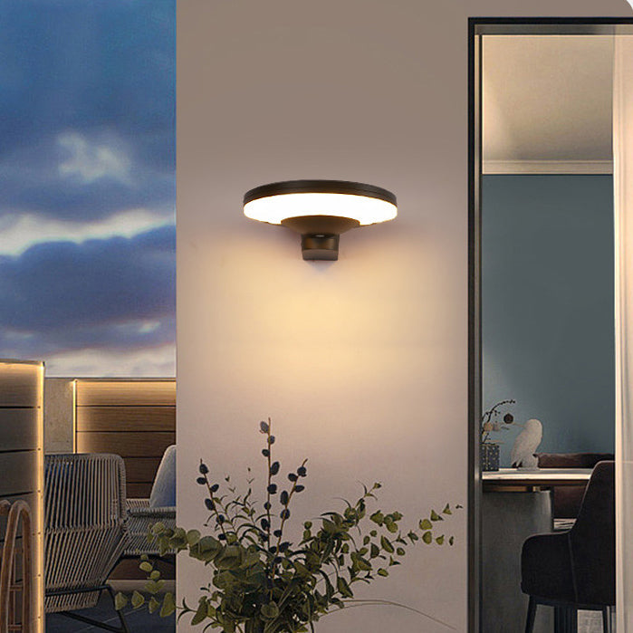 Aluminum Disc Patio Outdoor Light