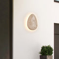 Travertine Cobblestone Design Garden Outdoor Light