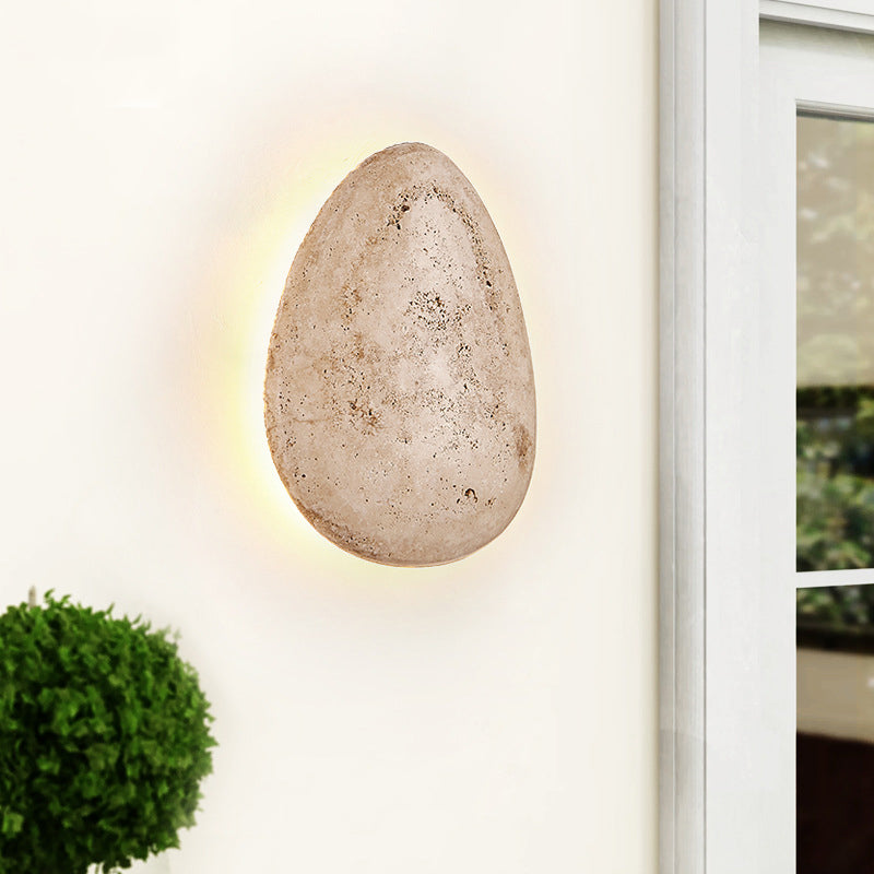 Travertine Cobblestone Design Garden Outdoor Light
