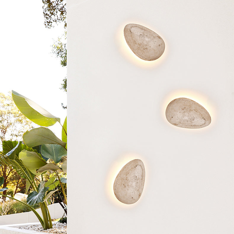 Travertine Cobblestone Design Garden Outdoor Light