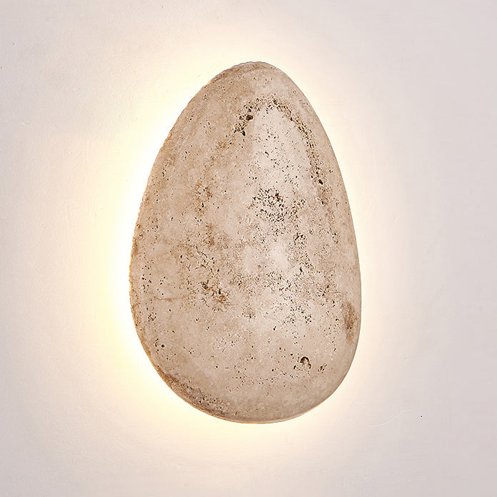 Travertine Cobblestone Design Garden Outdoor Light