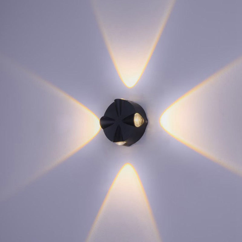 Round Aluminum Patio Outdoor Light