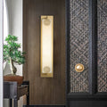 Column Stainless Steel Marble Outdoor Light
