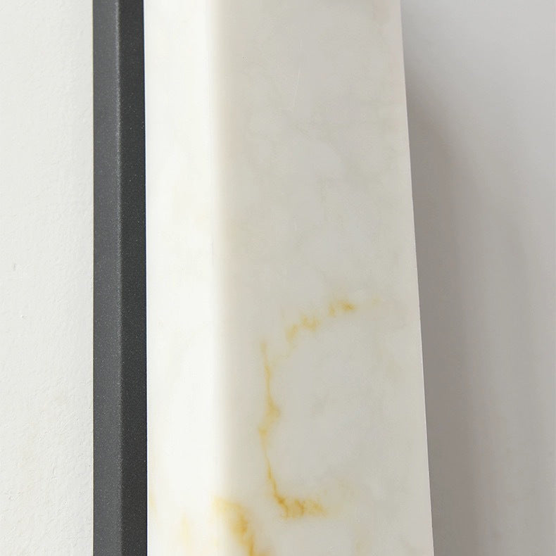 Column Stainless Steel Marble Outdoor Light