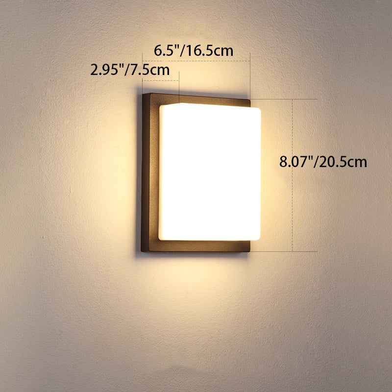 Square ABS Garden Outdoor Light
