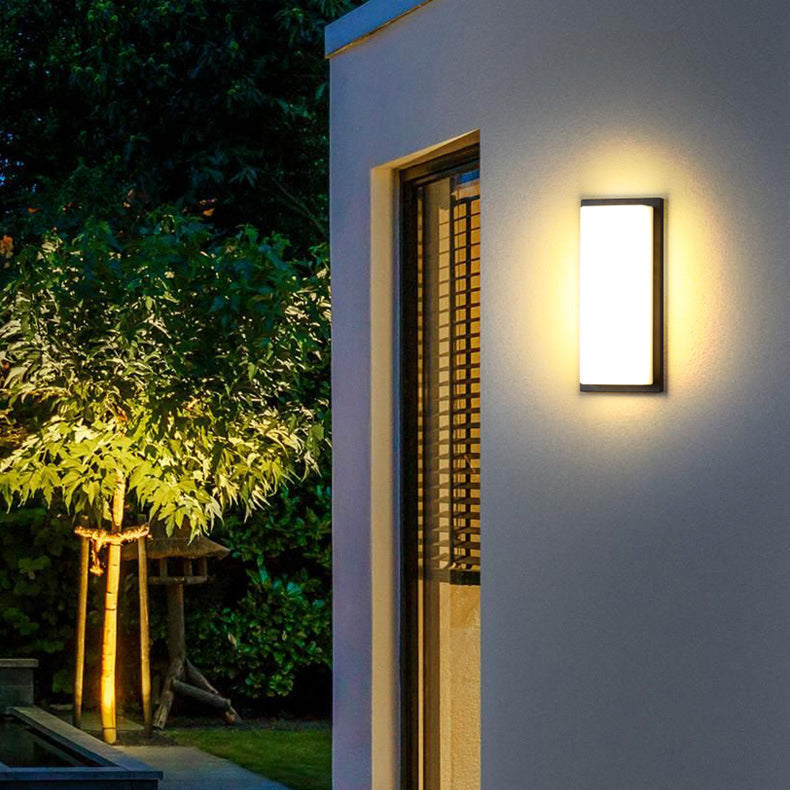 Square ABS Garden Outdoor Light