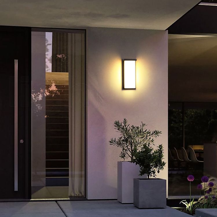 Square ABS Garden Outdoor Light