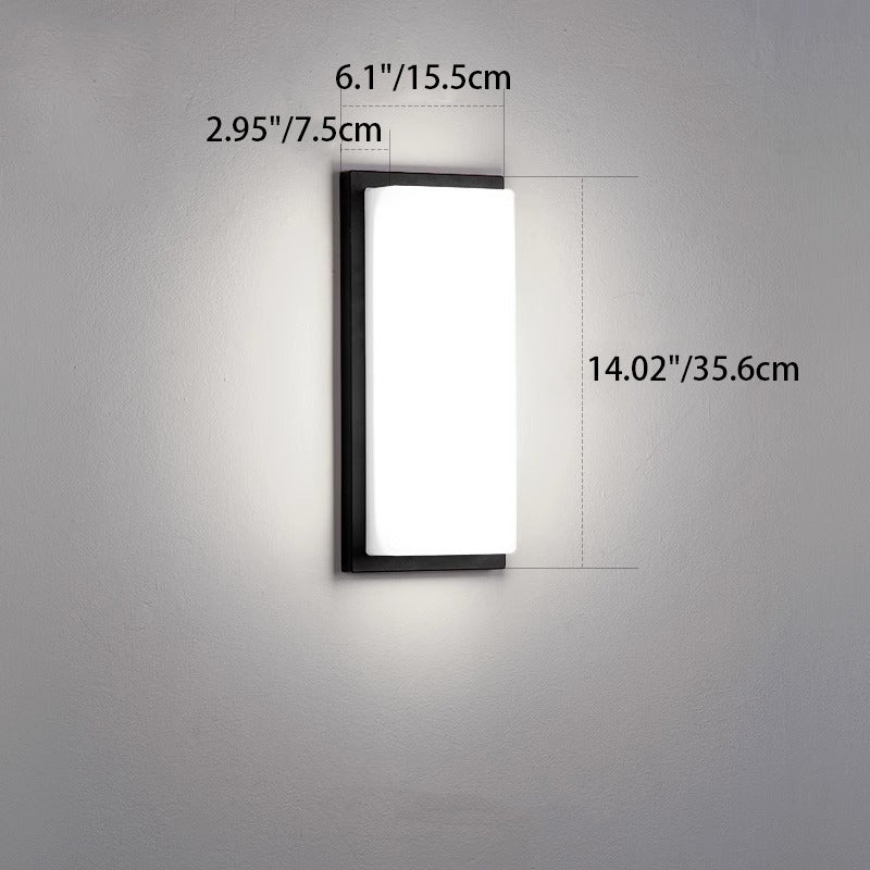 Square ABS Garden Outdoor Light