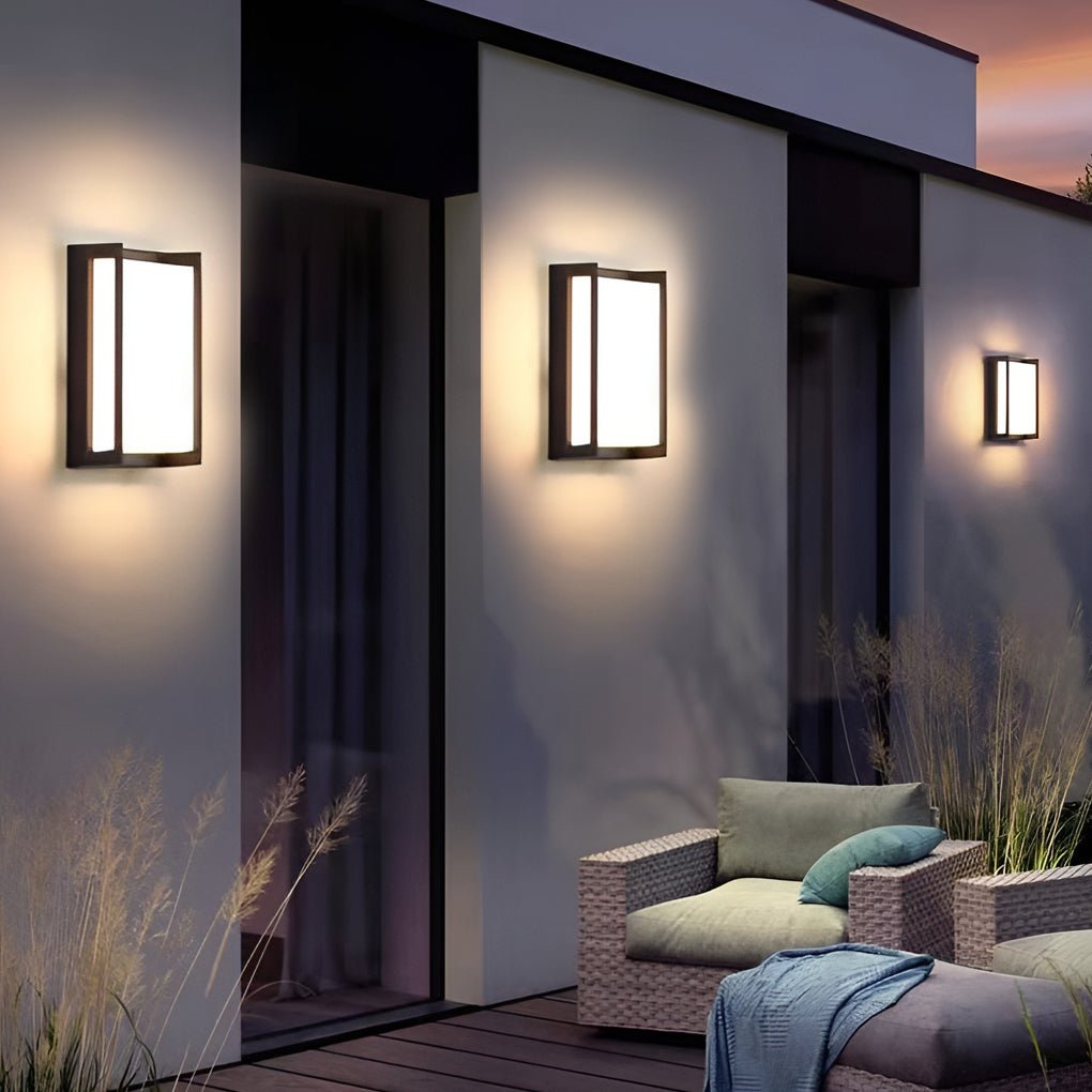Rectangular ABS Garden Outdoor Light