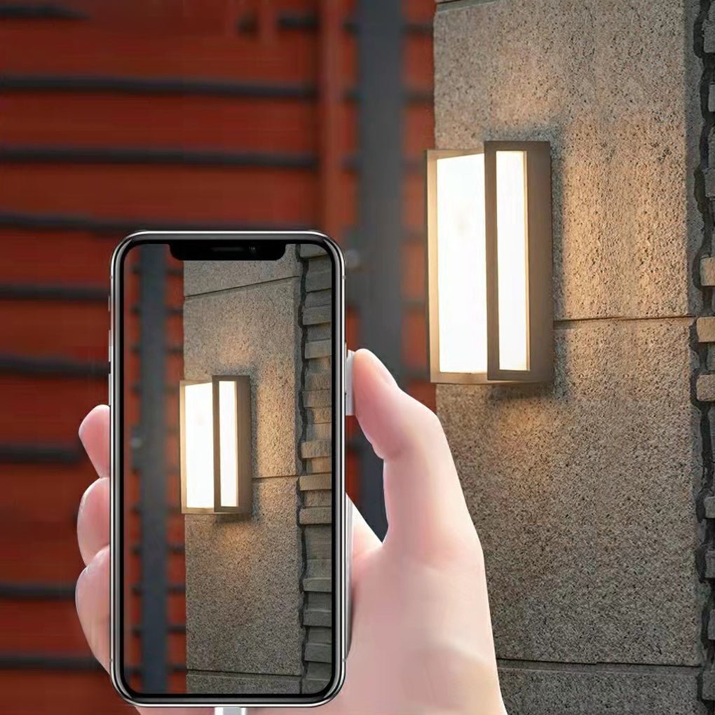 Rectangular ABS Garden Outdoor Light