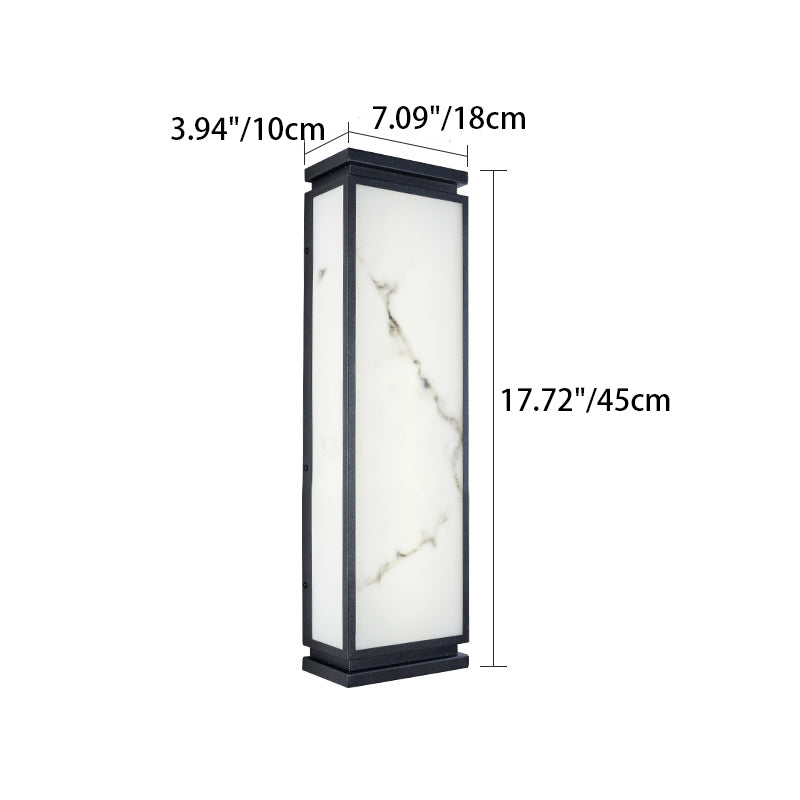 Stainless Steel Imitation Marble Outdoor Light