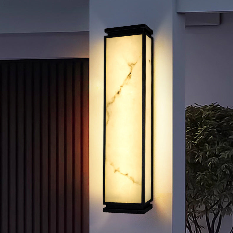 Stainless Steel Imitation Marble Outdoor Light