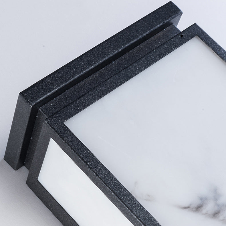 Stainless Steel Imitation Marble Outdoor Light