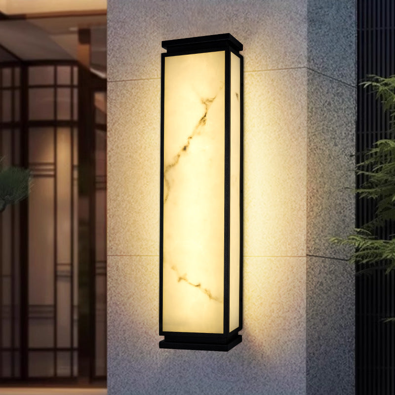 Stainless Steel Imitation Marble Outdoor Light