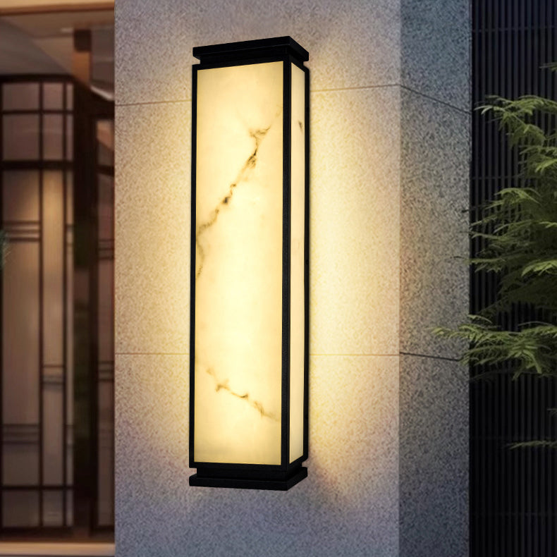 Stainless Steel Imitation Marble Outdoor Light