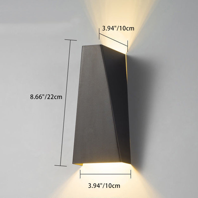 Aluminum Up Down Illuminated Outdoor Light