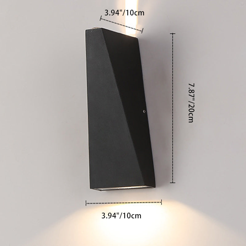 Aluminum Up Down Illuminated Outdoor Light