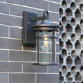 Cylinder Aluminum Glass Patio Outdoor Light