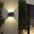 Round Aluminum Up Down Outdoor Light