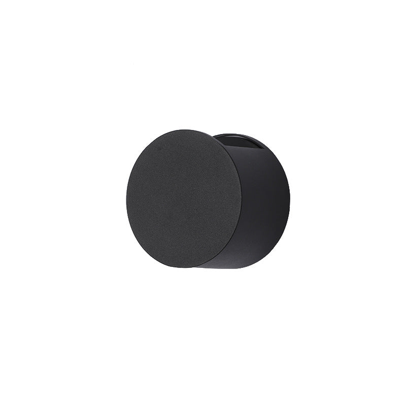 Round Aluminum Up Down Outdoor Light