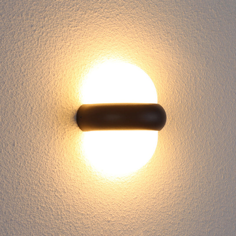 Round Aluminum Patio Outdoor Light