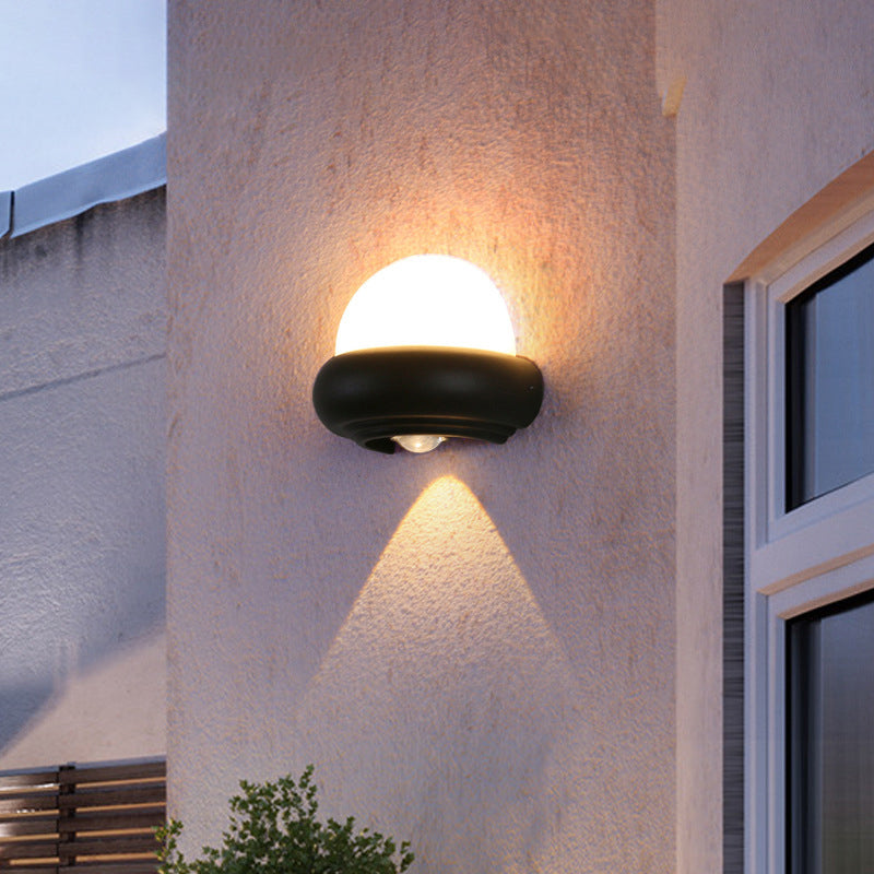 Round Aluminum Patio Outdoor Light