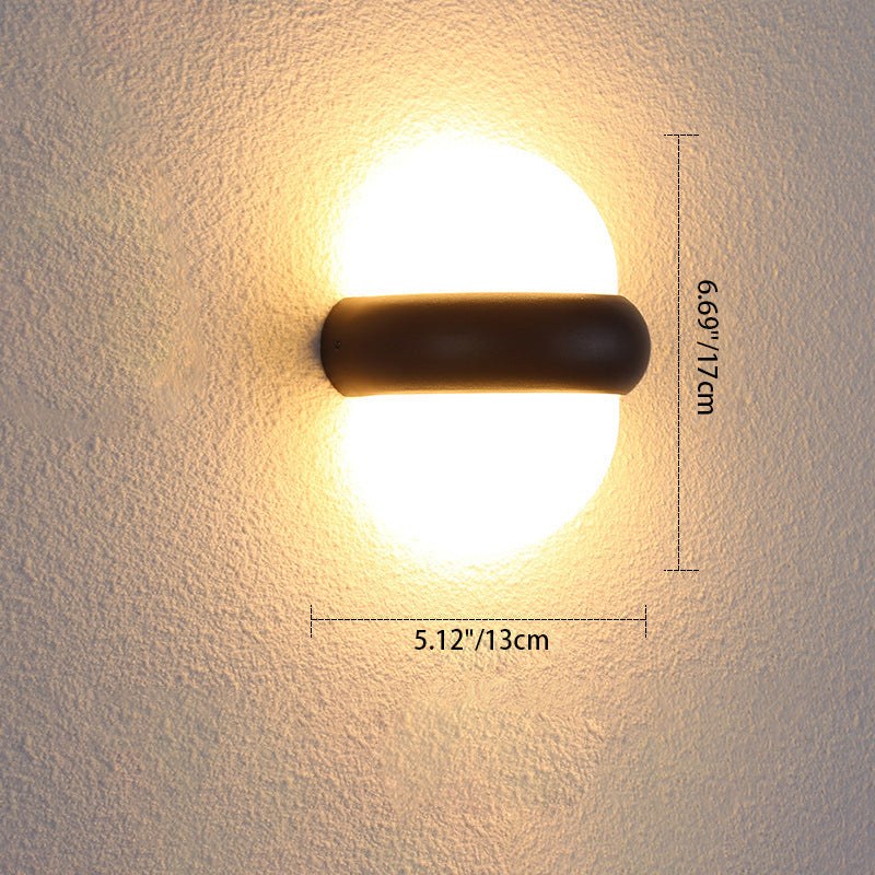 Round Aluminum Patio Outdoor Light