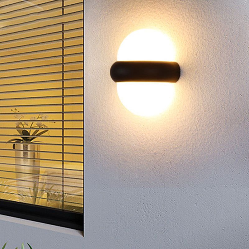 Round Aluminum Patio Outdoor Light